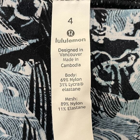 Lululemon Train Times 7/8 Pant Leggings 4 Stretch Athletic Gym Workout Training - Picture 8 of 9